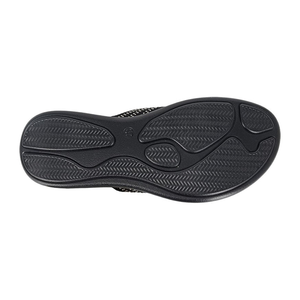 Black - Back - Cipriata Womens-Ladies Elina Mule Sandals