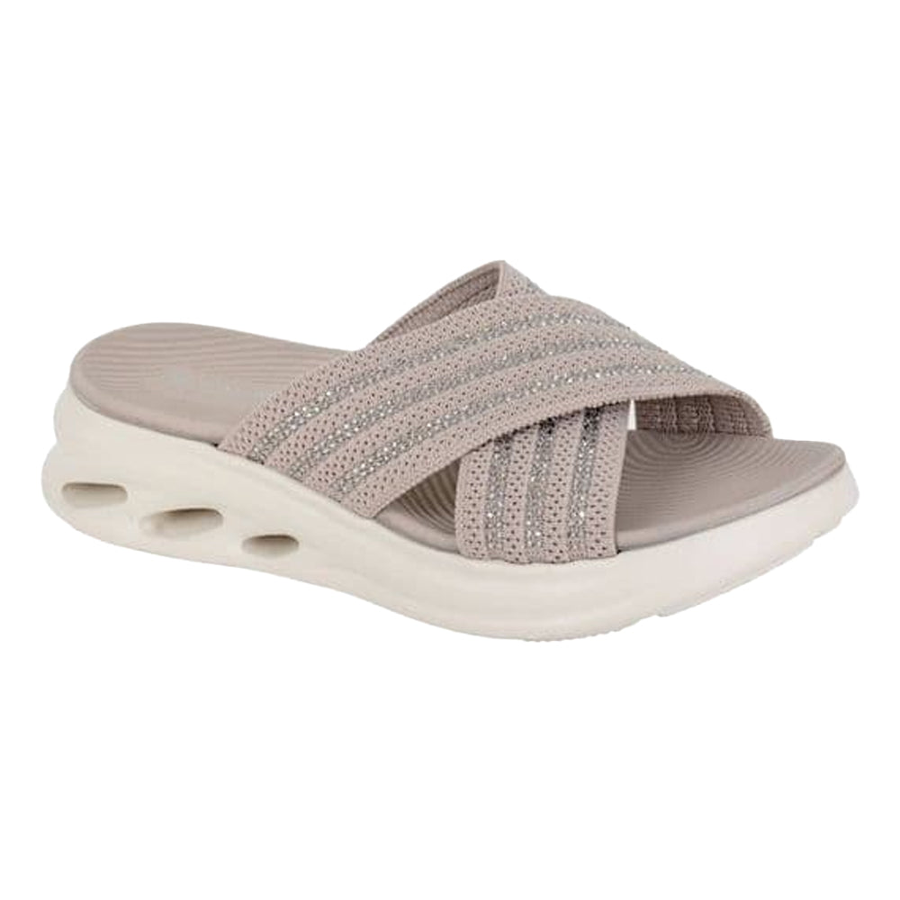 Grey - Front - Cipriata Womens-Ladies Elina Mule Sandals