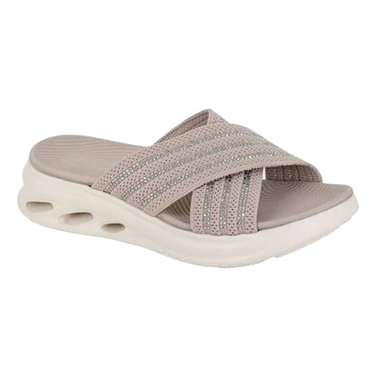 Grey - Front - Cipriata Womens-Ladies Elina Mule Sandals
