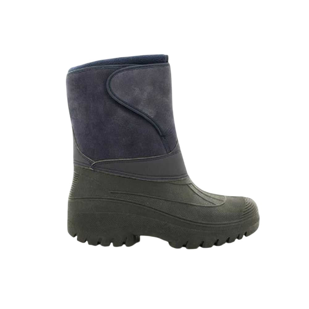 Navy Blue - Back - StormWells Adults Unisex Touch Fastening Insulated Boots