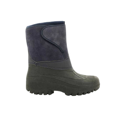 Navy Blue - Back - StormWells Adults Unisex Touch Fastening Insulated Boots