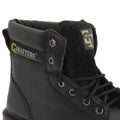 Black - Back - Grafters Mens Apprentice 6 Eye Safety Toe Cap Boots