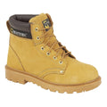 Honey - Front - Grafters Mens Apprentice 6 Eye Safety Toe Cap Boots