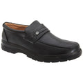 Black - Front - Smart Uns Mens Apron Saddle Casual Shoes