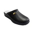 Black - Front - Dek Womens-Ladies Coated Leather Clogs