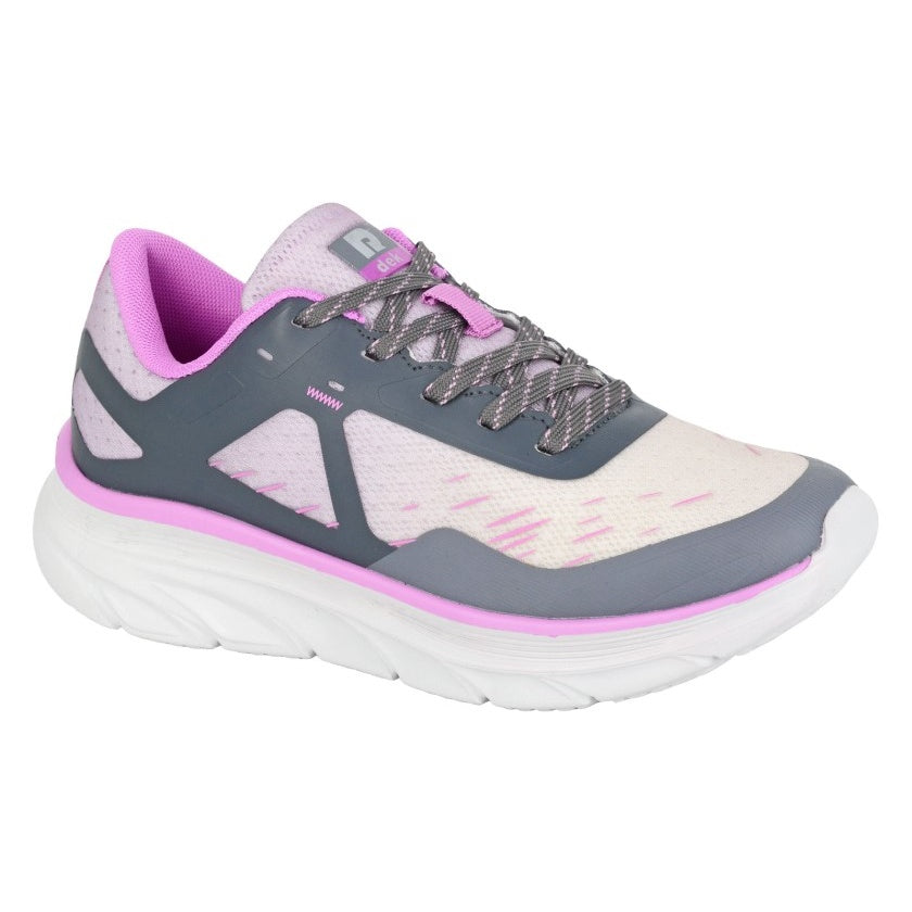 Grey-Fuchsia - Front - Rdek Unisex Adult Cosmos Trainers
