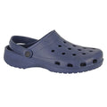 Navy Blue - Front - Dek Mens Perforated Clogs