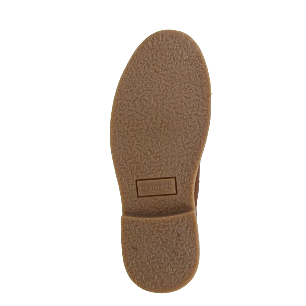 Brown - Back - Roamers Mens Leather Desert Boots