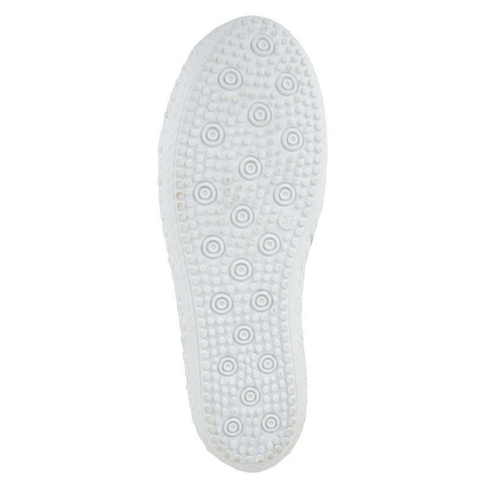Pistachio Green - Back - Mod Comfys Womens-Ladies Leather Trainers