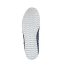 Navy Blue - Back - Mod Comfys Womens-Ladies Leather Casual Shoes