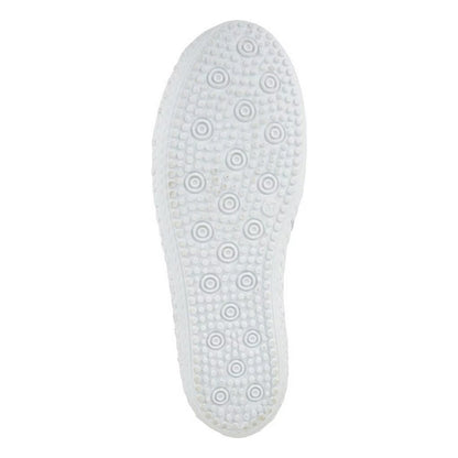 Pistachio Green - Side - Mod Comfys Womens-Ladies Leather Trainers