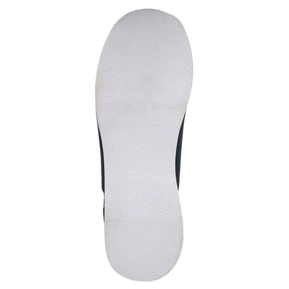 White-Navy - Side - Dek Mens Plant Bowling Shoes