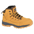 Honey - Front - Grafters Mens Nubuck Hiking Boots