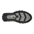Black - Back - Grafters Mens Tiger Leather Combat Boots