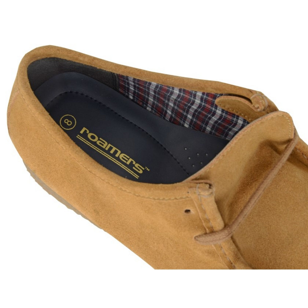 Camel - Side - Roamers Mens Suede Casual Shoes
