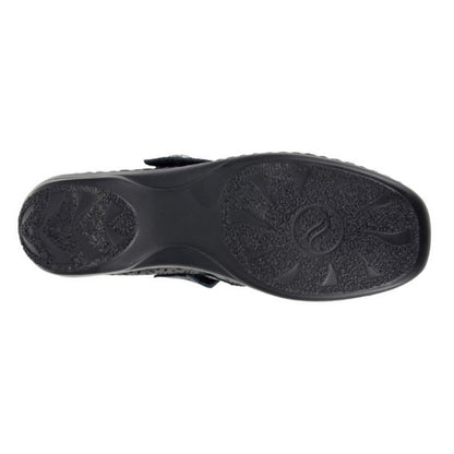 Black - Back - Boulevard Womens-Ladies Action Leather Mary Janes