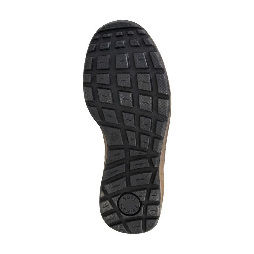 Brown - Back - Aztrek Womens-Ladies Coastal Nubuck Trainers