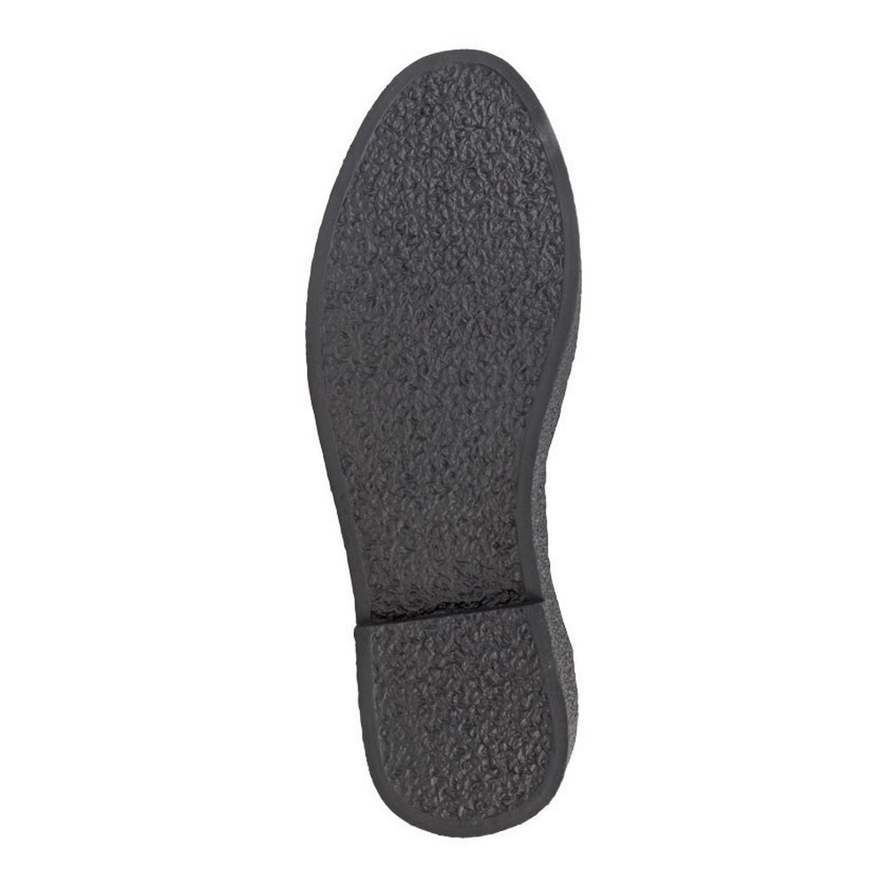 Black - Back - Roamers Mens Plain Suede Ankle Boots