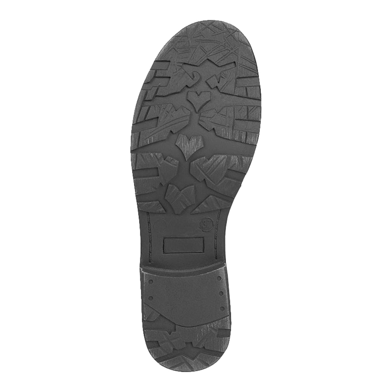 Black-Grey - Back - Cipriata Womens-Ladies Gabriela Combat Boots