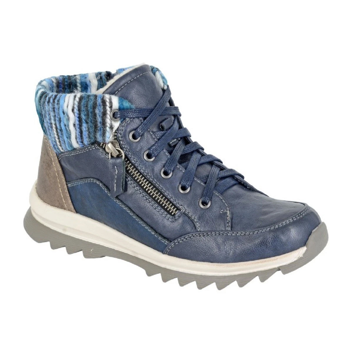 Navy - Front - Cipriata Womens-Ladies Erte Boots