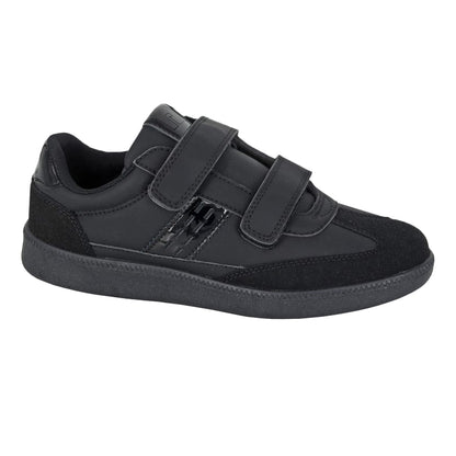 Black - Front - Dek Childrens-Kids Reana Trainers