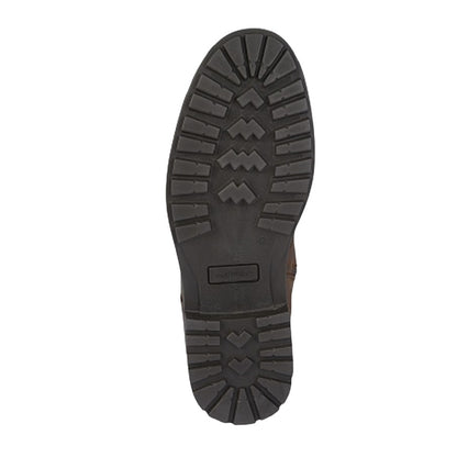 Brown - Back - IMAC Mens Waxy Leather Boots