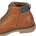 Tan - Side - Route 21 Mens Ankle Boots