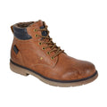Tan - Front - Route 21 Mens Ankle Boots