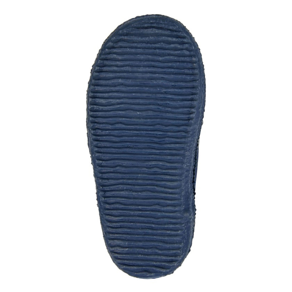 Navy Blue - Back - Sleepers Childrens-Kids Yeti Monster Slippers