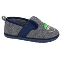 Mid Grey - Front - Sleepers Childrens-Kids Yeti Monster Slippers