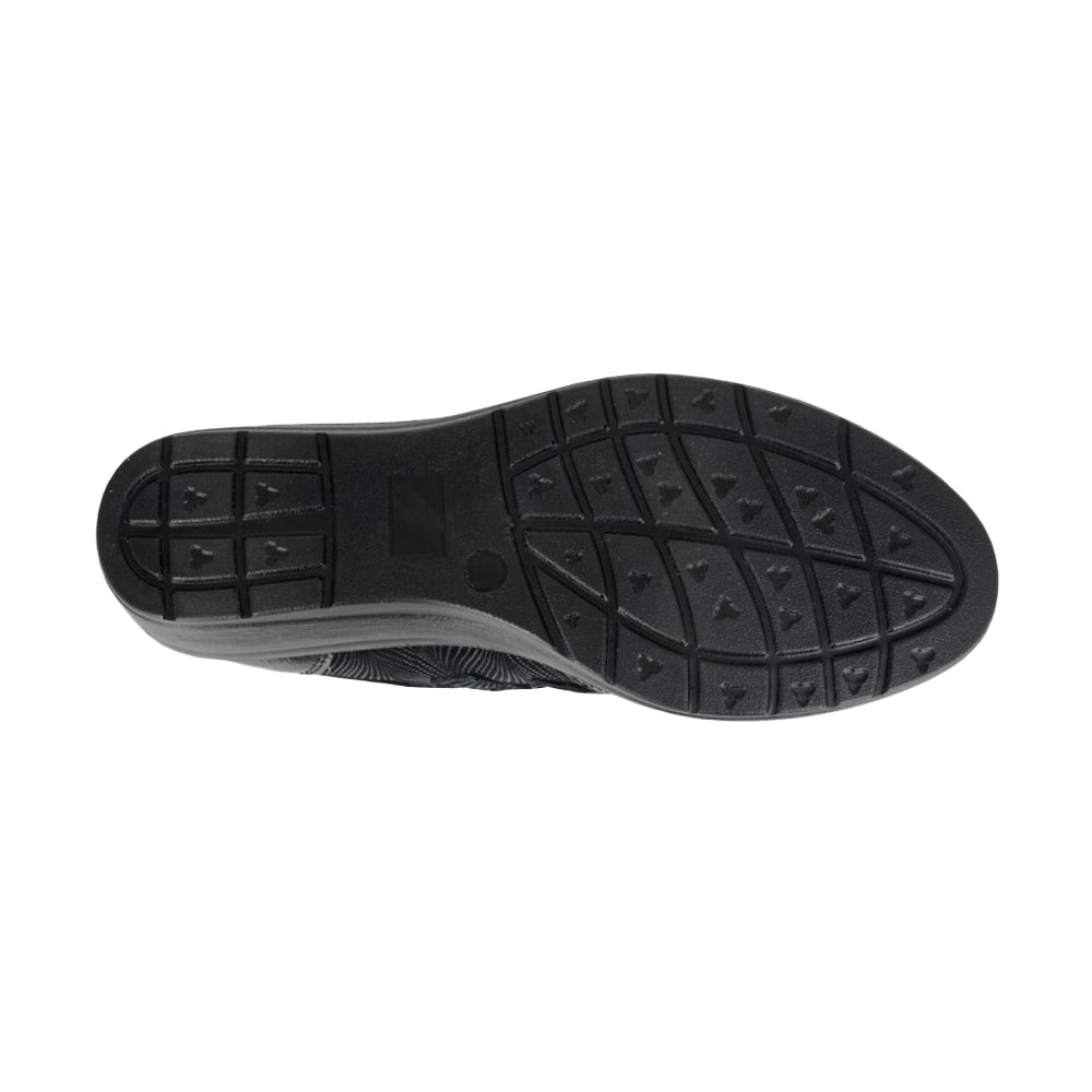 Black - Back - Boulevard Womens-Ladies Casual Shoes