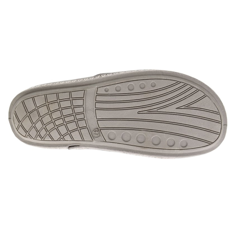 Grey - Back - Sleepers Womens-Ladies Trina Slippers