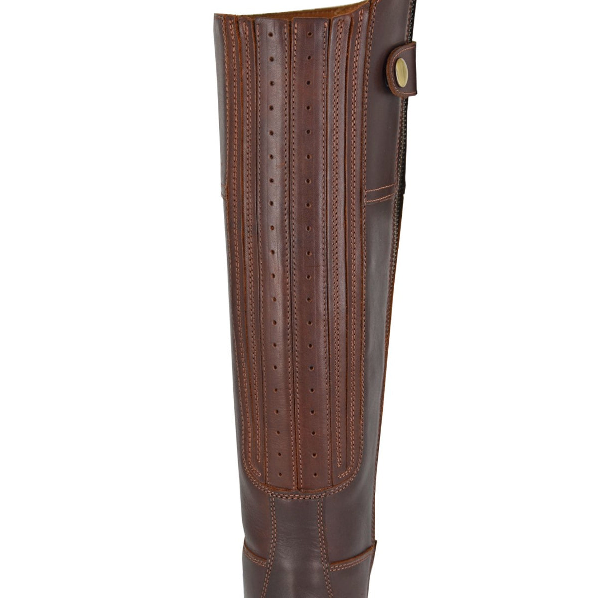 Brown - Back - Woodland Womens-Ladies Georgia Leather Country Boots