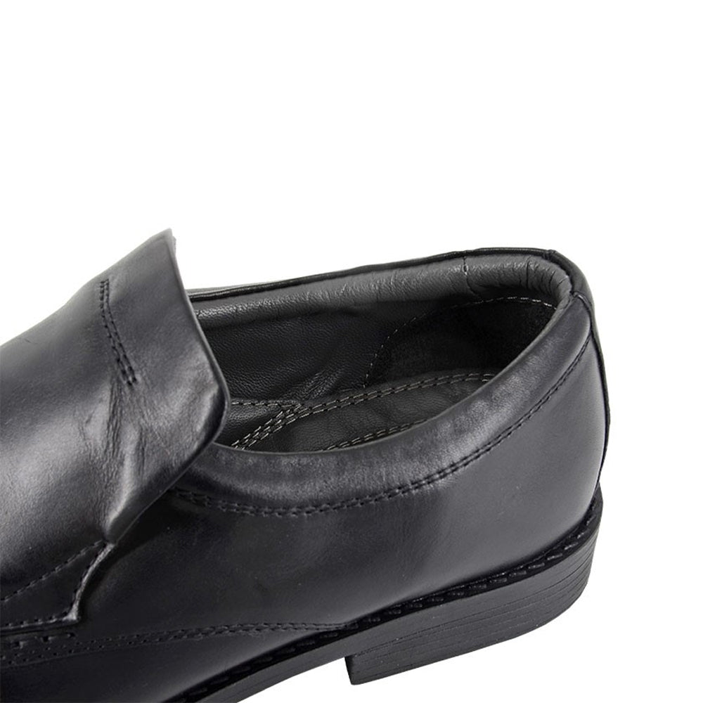 Black - Lifestyle - Tredflex Mens Leather Casual Shoes