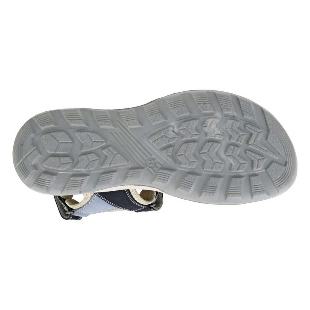 Blue-Navy - Back - Mod Comfys Womens-Ladies Nubuck Sports Sandals
