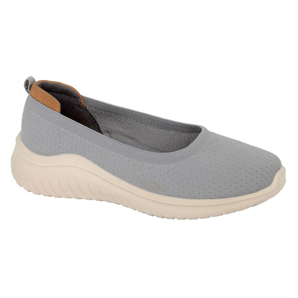 Grey - Front - Boulevard Womens-Ladies Laila Casual Shoes