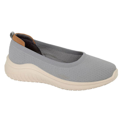 Grey - Front - Boulevard Womens-Ladies Laila Casual Shoes