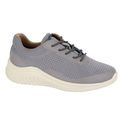Grey - Front - Boulevard Womens-Ladies Maisy Trainers