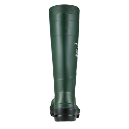 Heritage Green - Back - Dunlop Womens-Ladies Work-It Wellington Boots