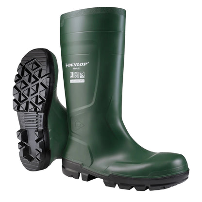Heritage Green - Pack Shot - Dunlop Womens-Ladies Work-It Wellington Boots