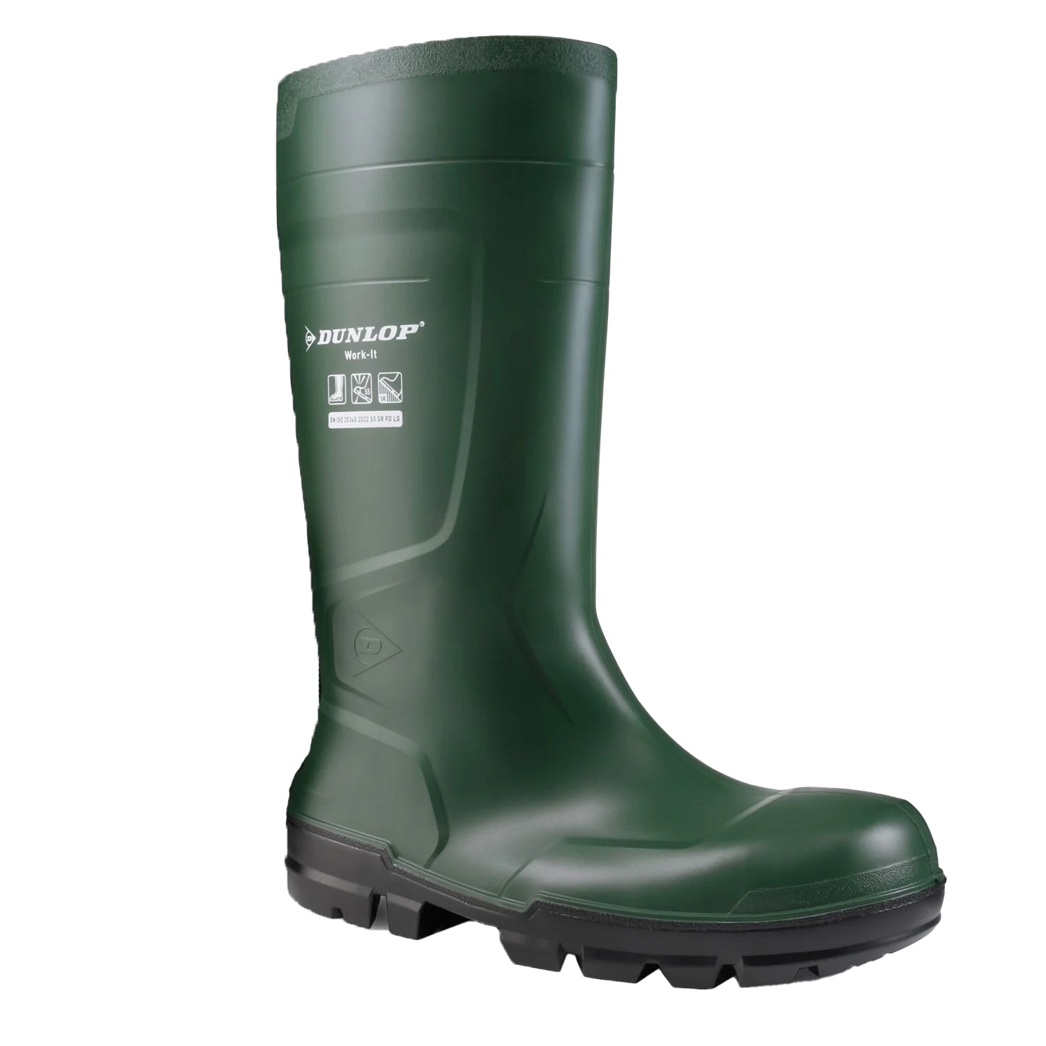 Heritage Green - Front - Dunlop Womens-Ladies Work-It Wellington Boots