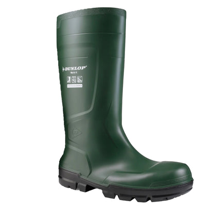 Heritage Green - Front - Dunlop Womens-Ladies Work-It Wellington Boots