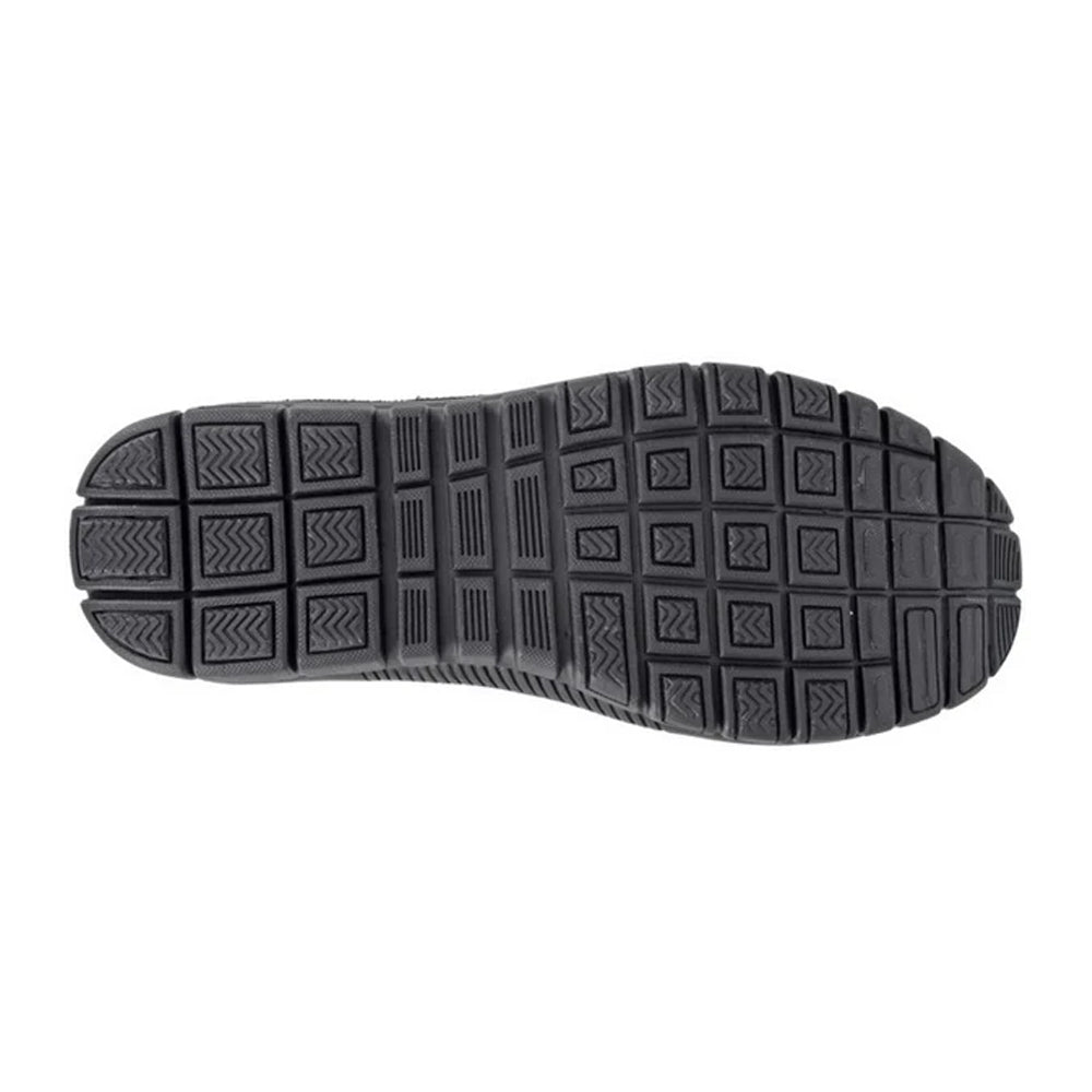 Black - Side - Boulevard Womens-Ladies Suede Trainers