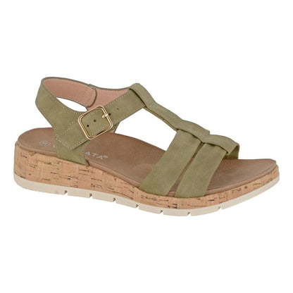 Green - Front - Cipriata Womens-Ladies Fadia Sandals
