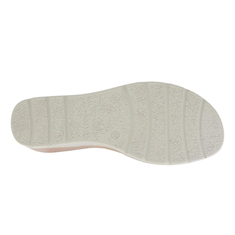 Blue - Back - Cipriata Womens-Ladies Fera PU Sandals