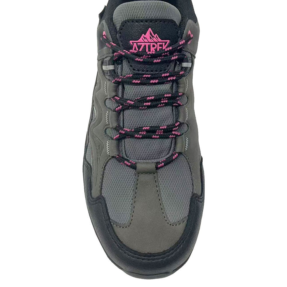 Grey - Side - Aztrek Womens-Ladies Dales Waterproof Walking Shoes