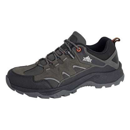 Grey-Black - Front - Aztrek Mens Kirkstone Waterproof Walking Shoes