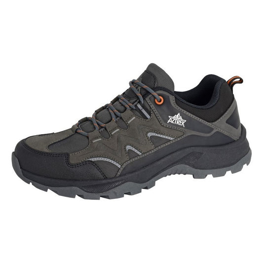 Grey-Black - Front - Aztrek Mens Kirkstone Waterproof Walking Shoes