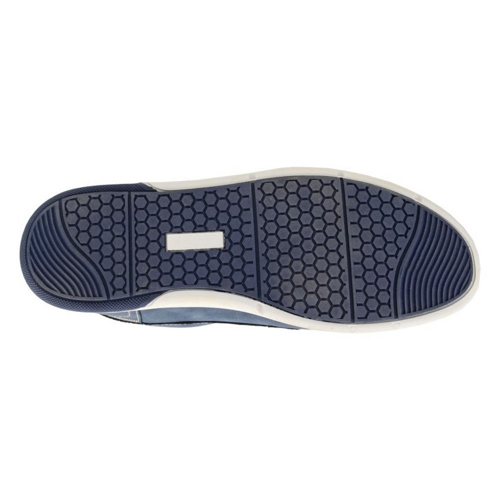 Navy Blue - Back - Route 21 Mens Original Denim Apron Casual Shoes
