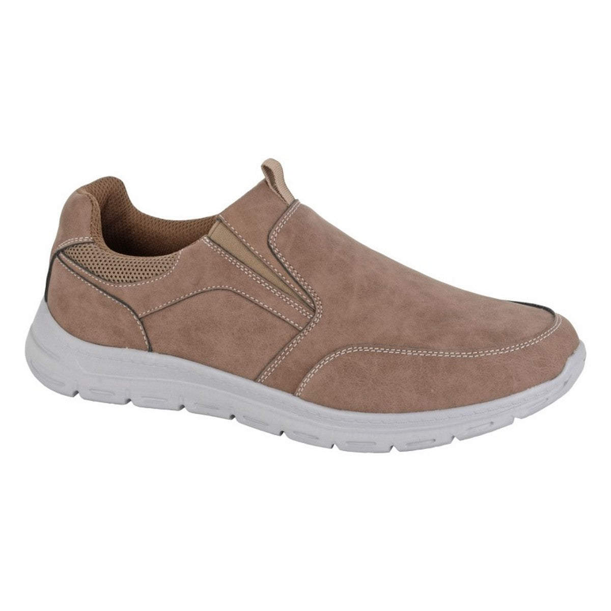 Brown - Front - Scimitar Mens Casual Shoes